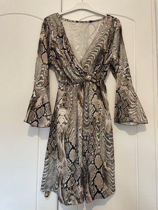 Vestido Estampado Serpiente