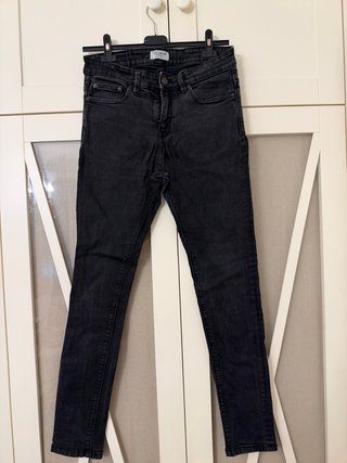 Pantalón Vaquero Negro Pull & Bear