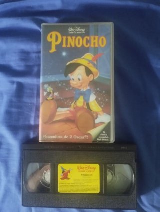 Película VHS Pinocho (Walt Disney)
