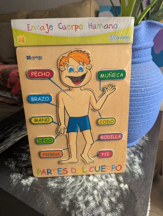 Puzzle Cuerpo Humano de Madera Andreu Toys