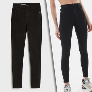 Pantalón tejano talla XS BERSHKA