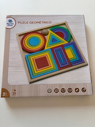 Puzzle Geométrico Mundo Diver