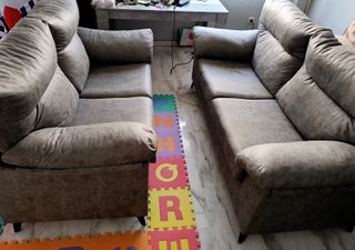 Conjunto de Sofás Mérida 3+2 Plazas Gris