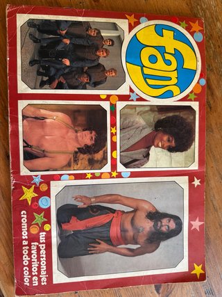 Libro de cromos Fans