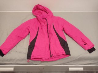 Chaqueta de esquí Boomerang rosa y negra