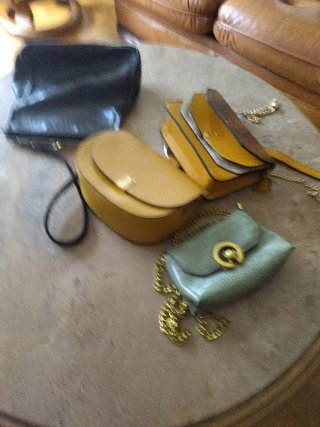 Lote de 4 bolsos variados