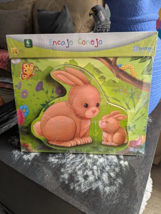 Puzzle de Madera Encaje Conejo Andreu Toys