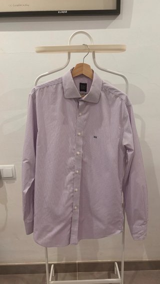 Camisa Pedro del Hierro rayas lila talla 42