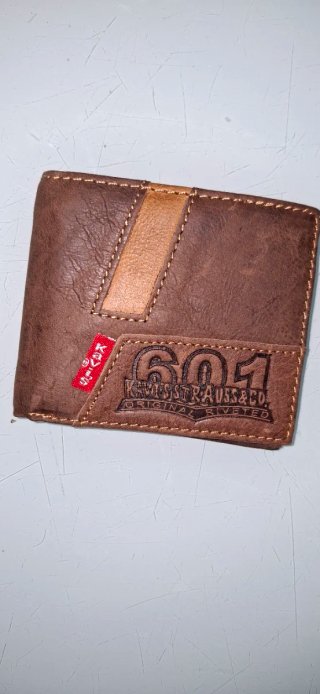 Cartera Levi's de Piel Marrón
