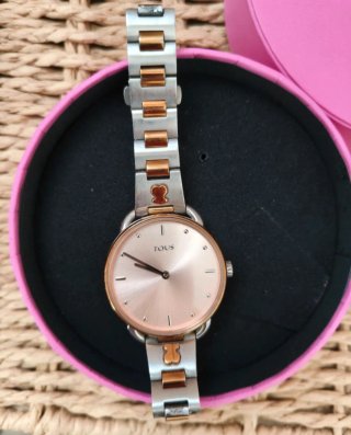 Reloj TOUS Let Bicolor Plata y Oro Rosa