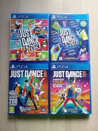 Pack 4 Juegos Just Dance PS4