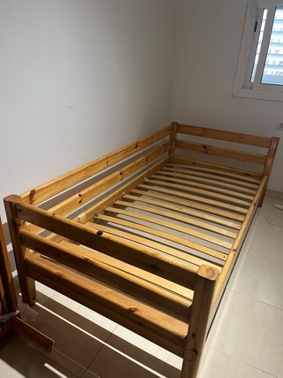 Estructura de Cama de Madera