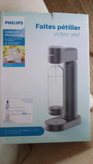 Máquina de Soda Philips GoZero Lite