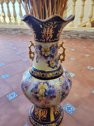 Jarrón Chino de Porcelana