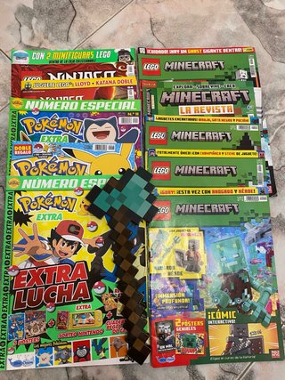 Revistas de Minecraft , Pikachu y Ninjago