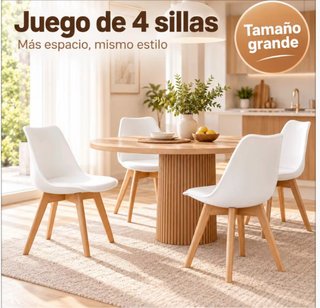 Juego de 4 sillas de comedor Mcc Direct