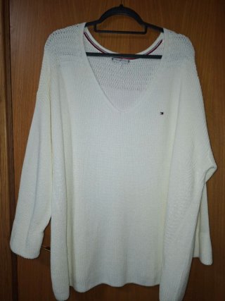 Jersey Tommy Hilfiger Blanco Talla 52