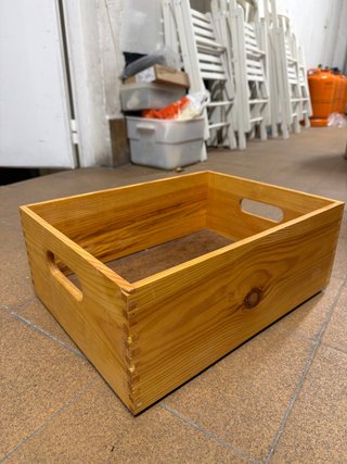Caja de Madera de Pino 40x30x15