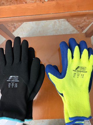 Lote 2 pares de guantes de invierno Nitras