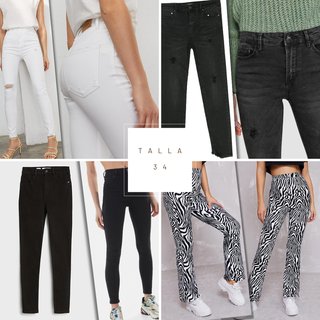 Lote 4 Pantalones talla 34