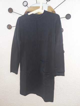 Vestido de punto negro
