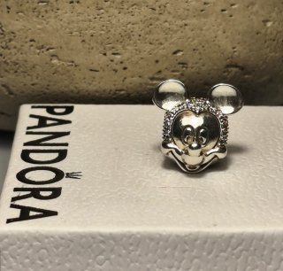 Charm Clip Pandora Mickey Mouse Plata y circonitas