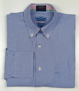 Camisa Paul & Shark Azul Hombre Talla M
