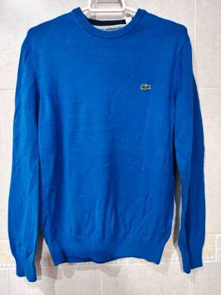 Jersey Lacoste azul eléctrico de hombre