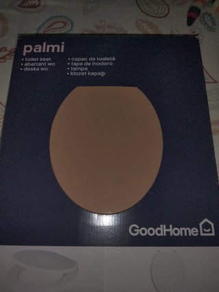 Tapa de WC GoodHome Palmi Beige