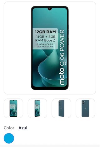 Motorola Moto G06 Power Azul