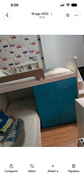 Cama nido con cajonera