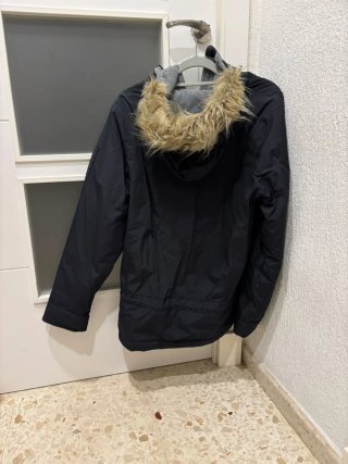 Chaquetón Pull&Bear Negro Talla S