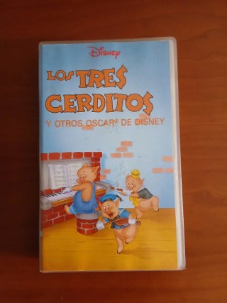 Cinta VHS Los Tres Cerditos - Disney