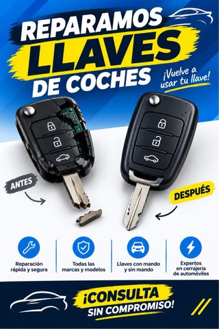 Arreglo llave de coches