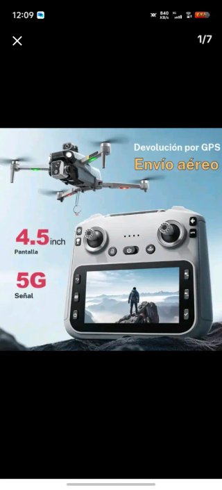 Dron K19max con GPS y Mando con Pantalla