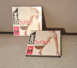 Lote 2 Medias DIM Sublim Nude Effect