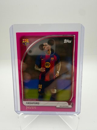 Carta Topps Marcus Rashford FC Barcelona /375