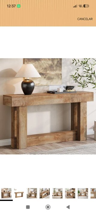 Mesa Consola Recibidor de Madera