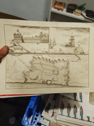 Grabado Antiguo de Lisboa - Edición Limitada
