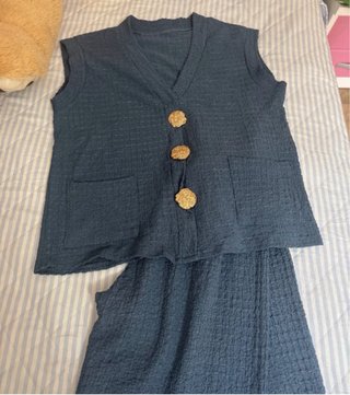 Conjunto de dos piezas azul