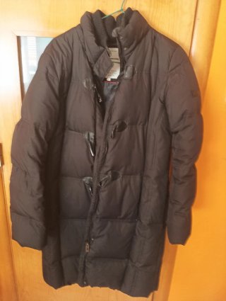 Plumífero Negro Zara Talla M