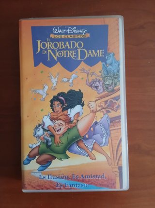 Cinta VHS El Jorobado de Notre Dame