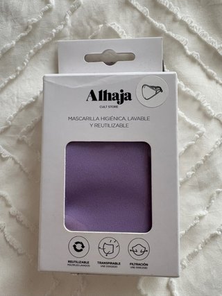 Mascarilla Alhaja Lila Lavable y Reutilizable