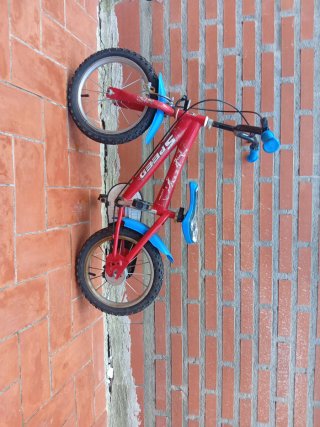 Bicicleta Infantil Roja y Azul