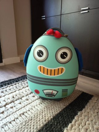Maleta Trolley Infantil Diseño Robot