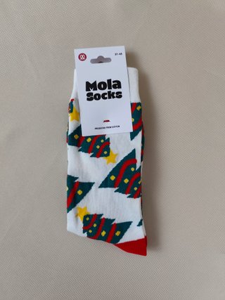 Calcetines navideños árboles de Navidad - (37-45)