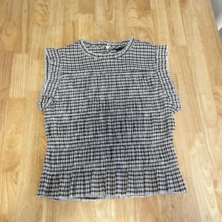Top Zara Cuadros Vichy Talla S