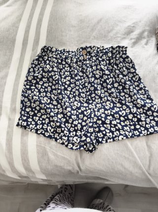 Pantalón corto premamá estampado