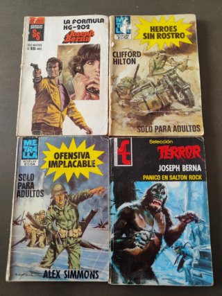 Pack 4 Libros Ofensiva Implacable...