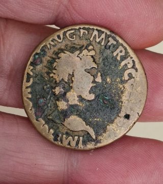 Moneda Romana Dupondio de Nerva